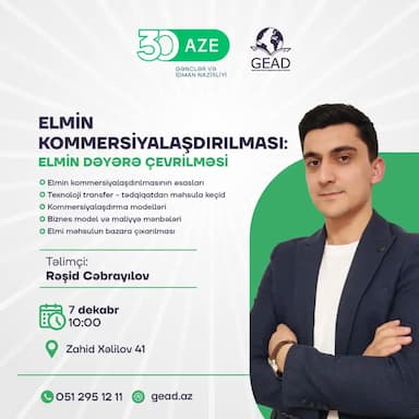 Elmin kommersiyalaşdırılması: elmin dəyərə çevrilməsi